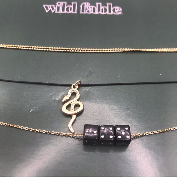 Wild Fable Gold and Silver Earring, Necklace and Ring Jewelry Bundle - Picture 3 of 9